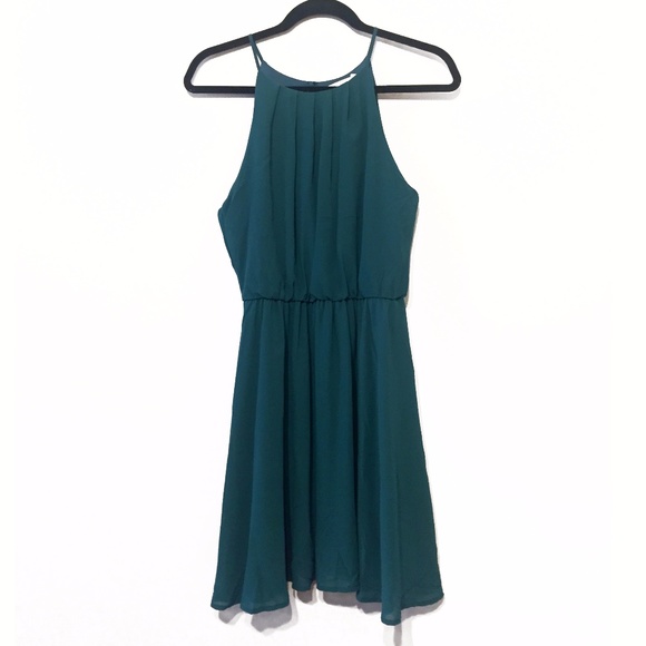 Francesca's Collections Dresses & Skirts - Francesca's Evergreen A-line Dress